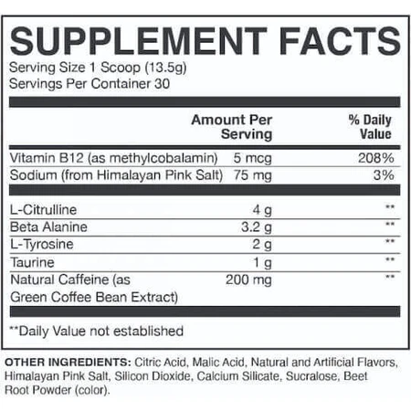 Raw Essential Pre Workout предтренировочная добавка 459гр Апельсин: цены и характеристики