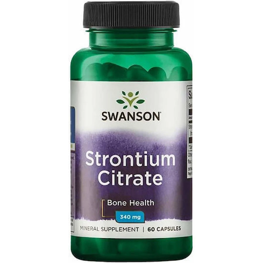 Swanson Strontium Citrate 340mg Харчова добавка Specialty 60 капс.: ціни та характеристики