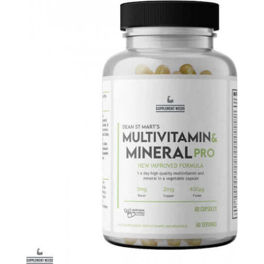 Supplement Needs Multivitamin & Mineral Pro Multivitamin for Energy & Immune Boost 30 caps: цены и характеристики