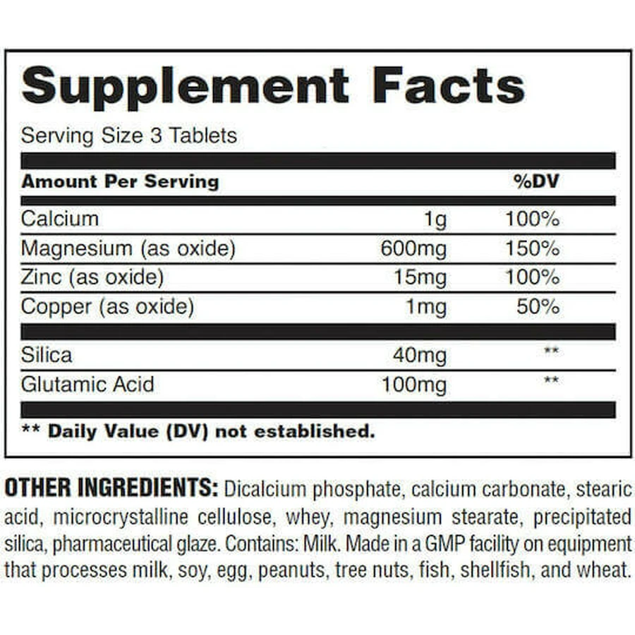 Universal Nutrition Cal-Mag-Zinc 100 таблеток: цены и характеристики