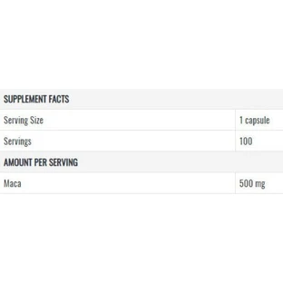 Pure Nutrition Мака 500 мг 100 капс