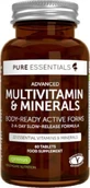 iGennus Advanced Multivitamin & Minerals Мультивитамины для энергии, волос и кожи 60 капс