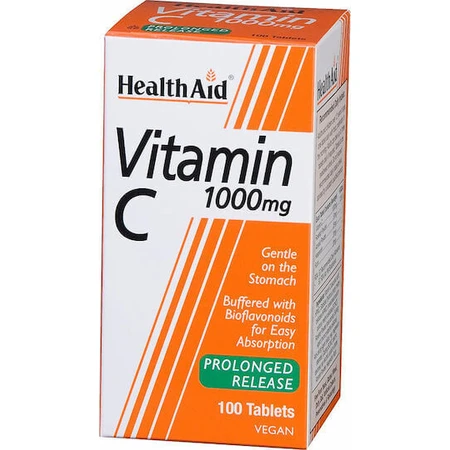 Health Aid Vitamin C Vegan Витамин C для укрепления иммунитета, кожи и антиоксидантного действия 1000 мг 100 растительных 100 капсул: цены и характеристики