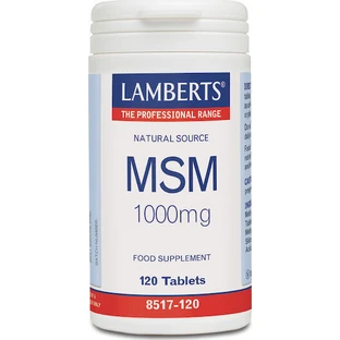 Lamberts Msm 1000 мг добавка для здоров'я суглобів та кісток 120 таб.