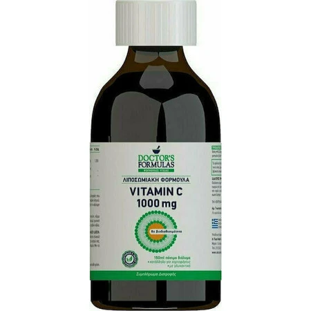 Doctor's Formulas Вітамін С ліпосомальний Вітамін С ліпосомальна формула для зміцнення імунної системи, шкіри та антиоксидантної дії 1000мг 150мл 150мл: ціни та характеристики