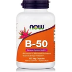 Now Foods B-50 Вітамін для зміцнення енергії, імунної та нервової системи 100 рослинних капсул: ціни та характеристики