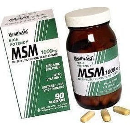 Health Aid MSM Добавка для здоров'я суглобів та кісток для чоловіків 90 таб.: ціни та характеристики