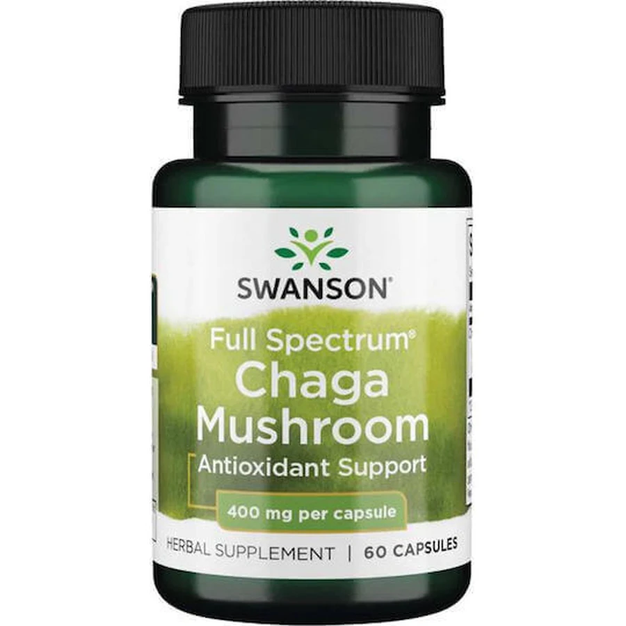 Swanson Full Spectrum Chaga Mushroom 400mg 60 caps: цены и характеристики