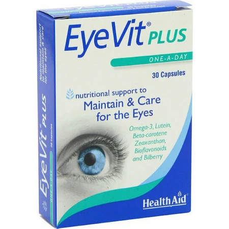 Спеціальна дієтична добавка Health Aid Eyevit Plus 30 капс.: ціни та характеристики