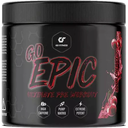 Go Fitness GO Epic 6мг передтренувальна добавка 260гр Гірка вишня: ціни та характеристики