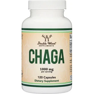 Double Wood Chaga 1000 мг Иммуноукрепляющая добавка 120 капс