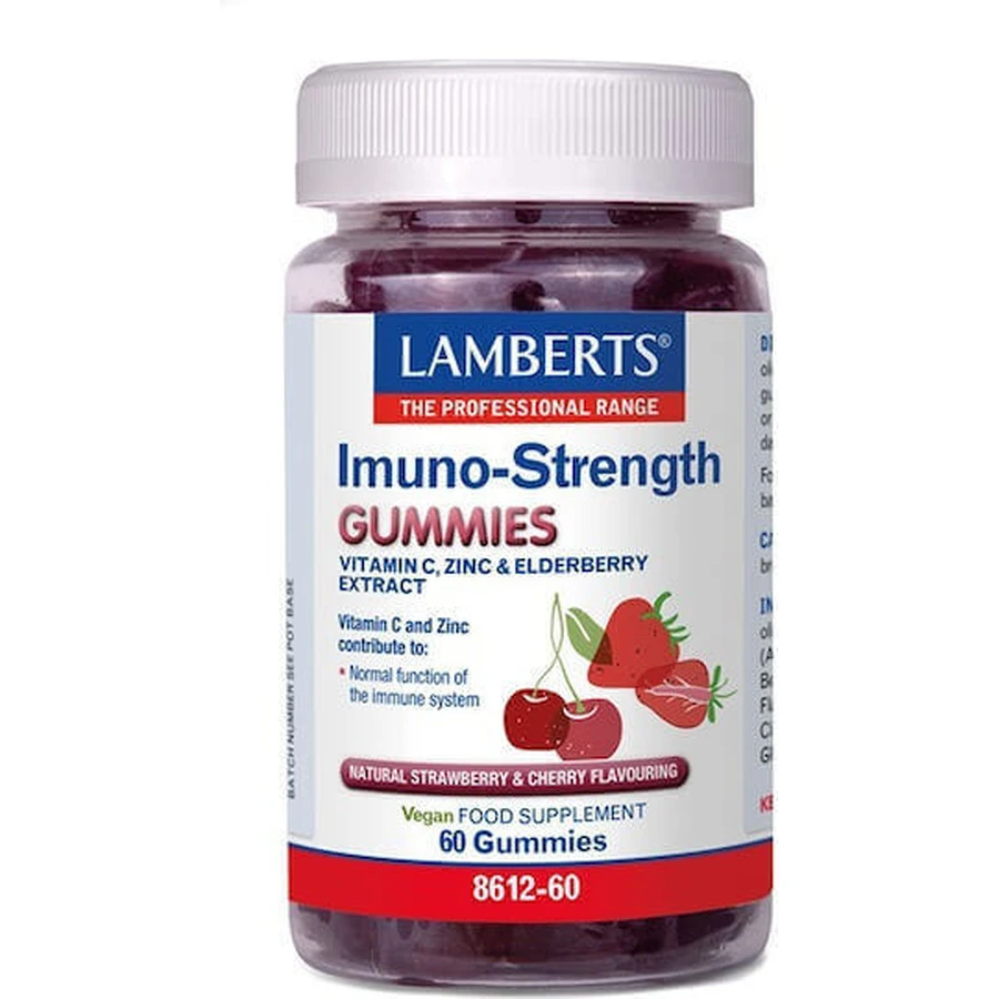 Lamberts Imuno-Strength Multivitamin Мультивитамины Вишня Клубника 60 желейных конфет: цены и характеристики