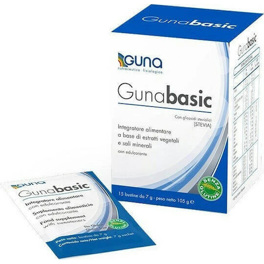 Guna Basic 15 x Специальная пищевая добавка 7гр: цены и характеристики