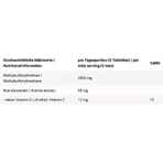 Inlead Nutrition MSM + Витамин C 2000 мг Иммуноукрепляющая добавка 120 табл.: цены и характеристики