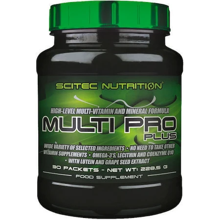Мультивитамины Scitec Nutrition Multi Pro Plus для поддержания энергии, иммунной и нервной систем 30 x 1 пакетик: цены и характеристики