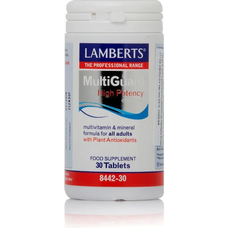 Lamberts Multi-Guard Мультивитамины для поддержания энергии, иммунной и нервной систем 30 таблеток: цены и характеристики
