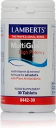 Lamberts Multi-Guard Мультивитамины для поддержания энергии, иммунной и нервной систем 30 таблеток