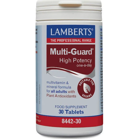 Lamberts Multi-Guard Мультивитамины для поддержания энергии, иммунной и нервной систем 30 таблеток: цены и характеристики