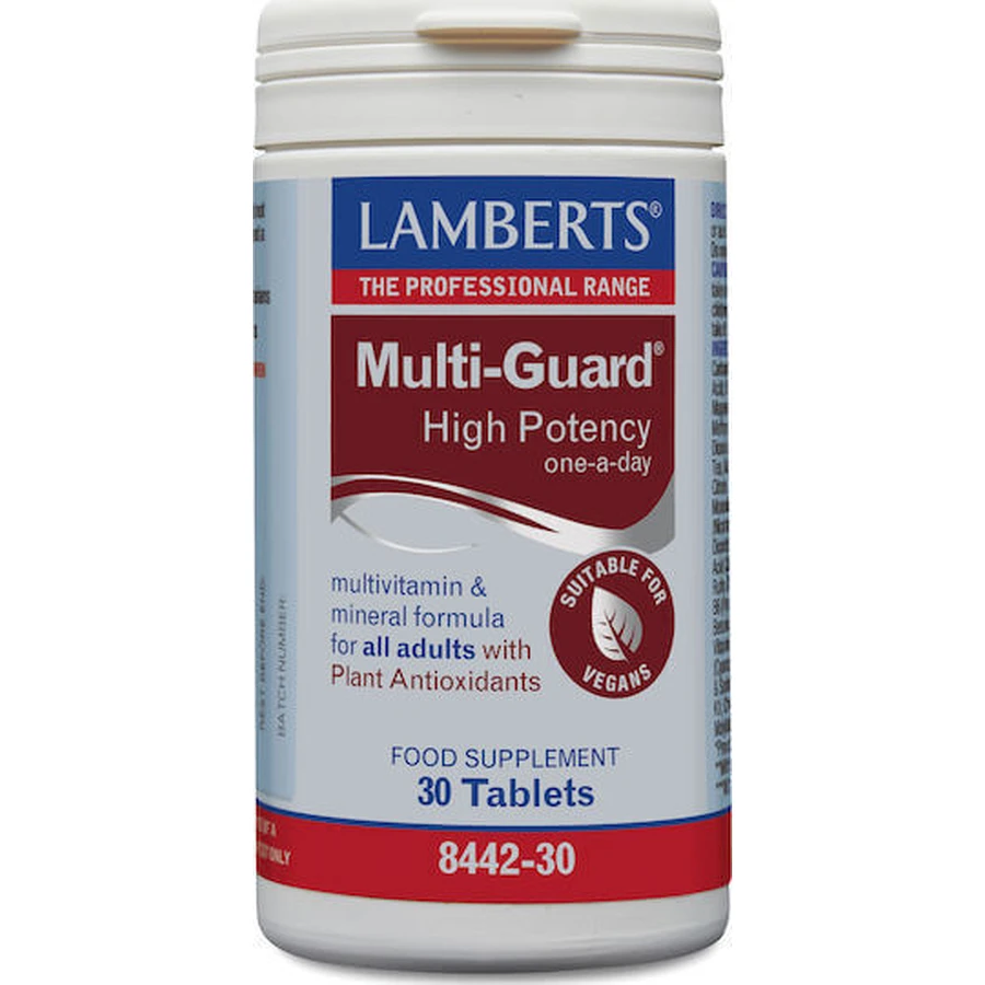 Lamberts Multi-Guard Мультивитамины для поддержания энергии, иммунной и нервной систем 30 таблеток: цены и характеристики