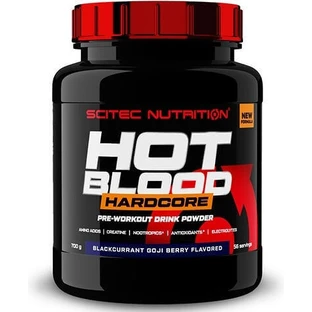 Scitec Nutrition Hot Blood Hardcore Pre Workout Supplement 700gr Orange Juice