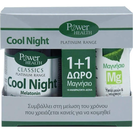 Power Health Classics Platinum Cool Night & Magnesium Sleep Supplement 10 tabs eff 30 caps: цены и характеристики