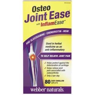 Webber Naturals Osteo Joint Ease добавка для здоров'я суглобів та кісток 80 капс.