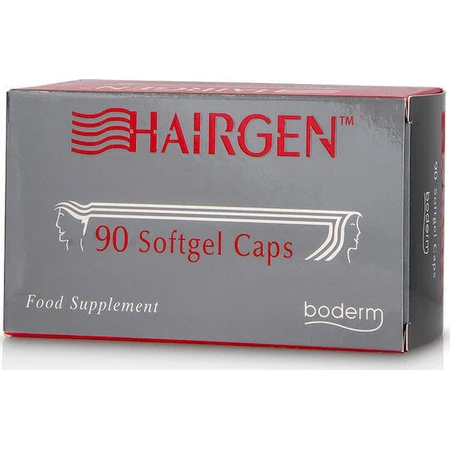 Специальная пищевая добавка Boderm Hairgen 90 мягких капсул: цены и характеристики