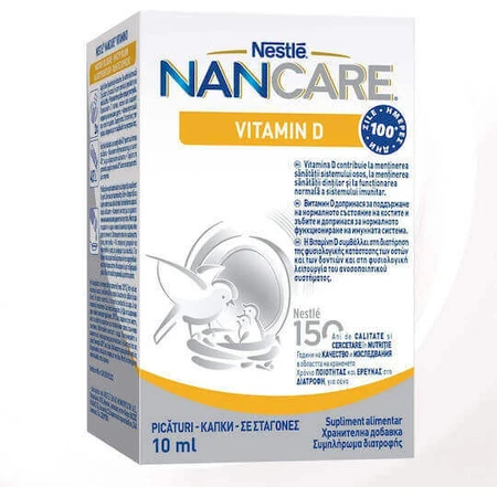 Nestle NanCare Витамин D для укрепления иммунитета и здоровья яиц 10 мл: цены и характеристики