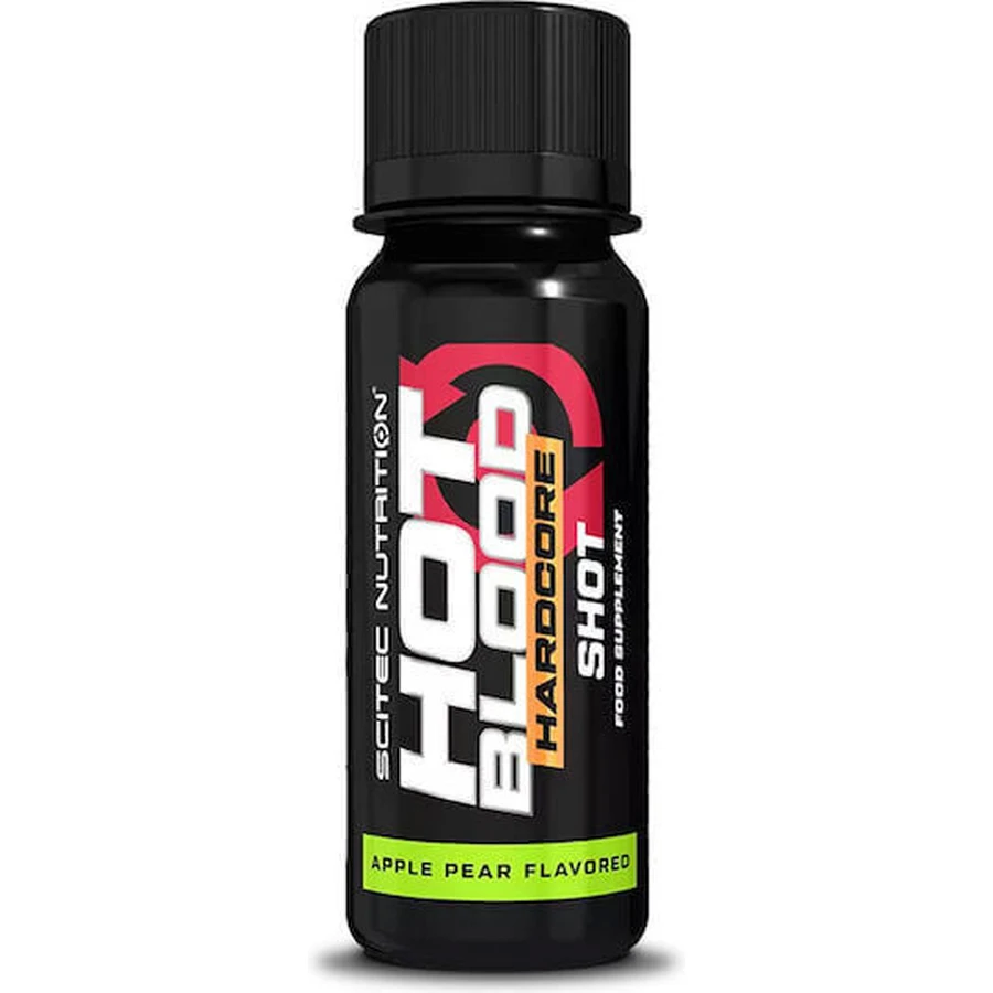 Scitec Nutrition Hot Blood Hot Blood Hardcore Shot Pre Workout Supplement 60ml Apple Hair: цены и характеристики