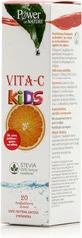 Power Of Nature Vita-C Kids Energy & Immune Boosting Multivitamin 100mg Peach Passionfruit 20 tabs eff