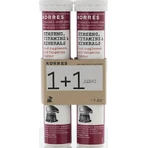 Korres Ginseng Женьшень Витамины и минералы Мультивитамины для энергии и укрепления иммунной системы Мандарин 2 x 18 шипучих таблеток: цены и характеристики