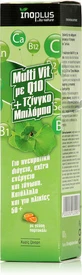 Ino Plus Multi + Q10 + Gingko Biloba Мультивитамины для энергии подходят для взрослых 50+ 20 табл. эф