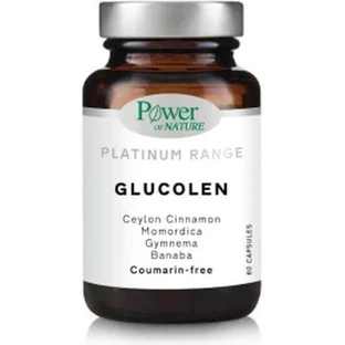 Power Of Nature Platinum Range Glucolen Глюколен Глюколен Харчова добавка спеціальна 60 капс.