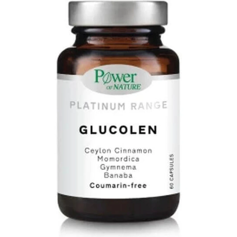 Power Of Nature Platinum Range Glucolen Глюколен Глюколен Харчова добавка спеціальна 60 капс.: ціни та характеристики