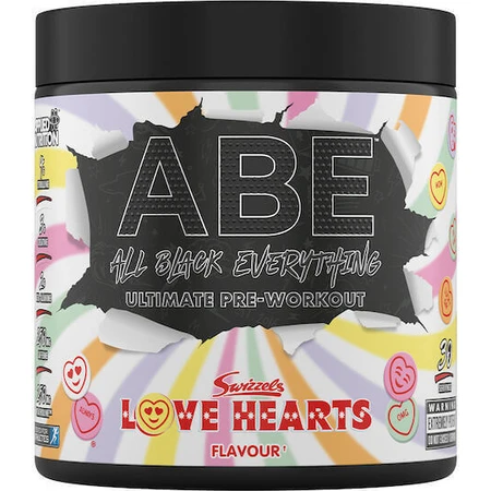 Прикладне харчування Abe All Black Everything Предтреніровочная добавка 375гр 30 порцій Lovehearts: ціни та характеристики