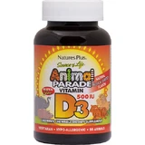Nature's Plus Вітамін D3 для підтримки імунітету та здоров'я яєць Вишня 90 жувальних таблеток