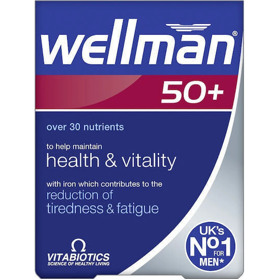 Vitabiotics Wellman Wellman 50+ Специальная диетическая добавка 30 табл.: цены и характеристики