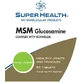 Глюкозамінний комплекс Super Health Msm з добавкою для здоров'я суглобів та кісток з босвелією 90 таб.