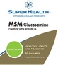 Глюкозамінний комплекс Super Health Msm з добавкою для здоров'я суглобів та кісток з босвелією 90 таб.