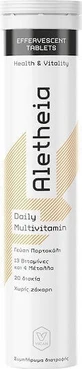 Vican Aletheia Daily Multivitamin Мультивитамины для энергии, укрепления иммунитета и нервной системы Апельсин 20 табл. eff