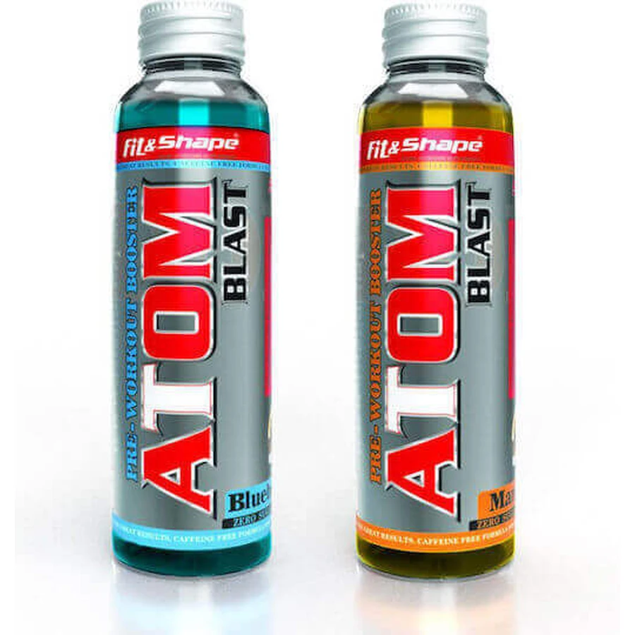 Fit & Shape Atom Blast Pre Workout Supplement 12 x 12ml Mango: цены и характеристики