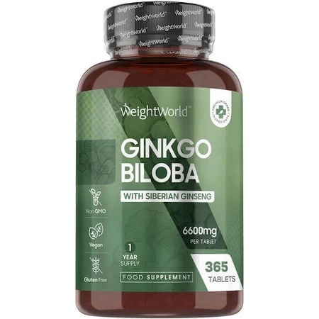 WeightWorld Гінкго Білоба 6600 мг 365 файлів: ціни та характеристики