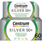 Полівітамінний комплекс Centrum Silver 50+ для зміцнення імунної системи 60 таблеток: ціни та характеристики