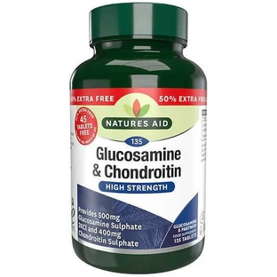 Natures Aid Glucosamine & Chondroitin Joint & Bone Health Supplement 135 tabs