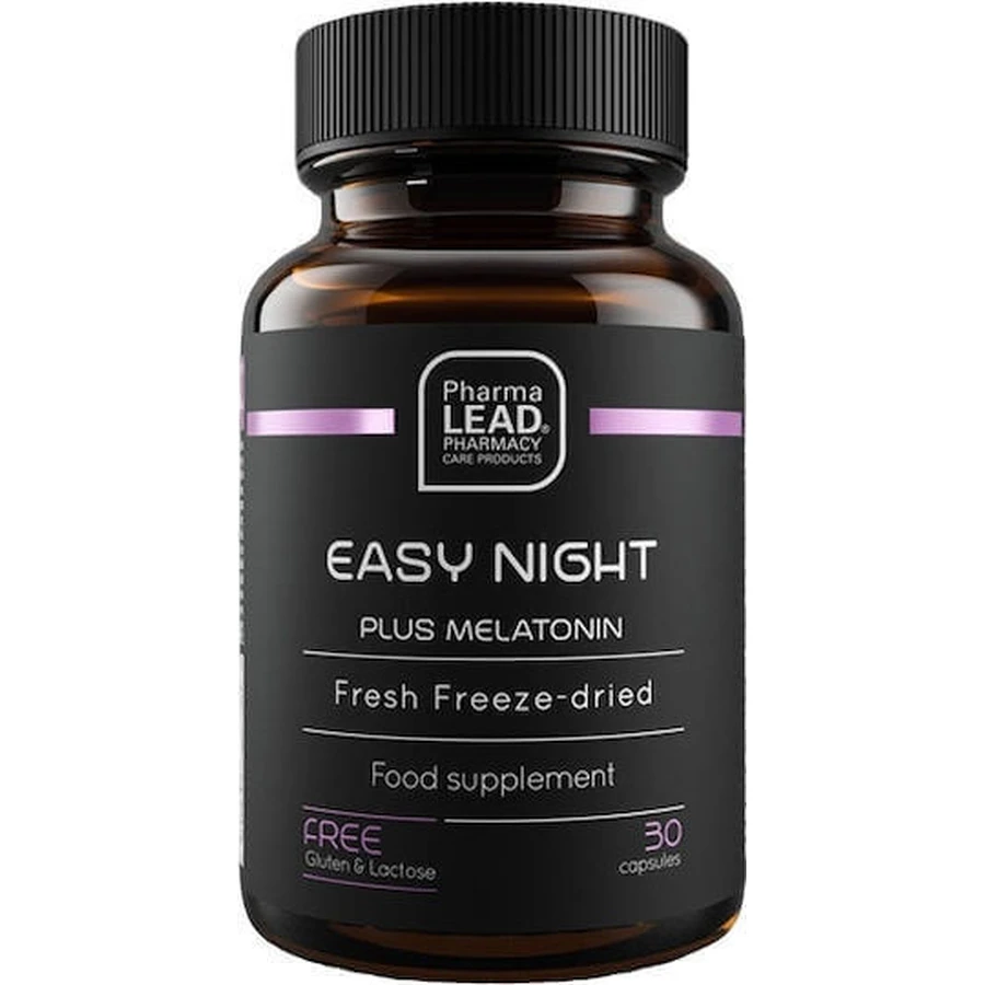 Pharmalead Easy Night Plus Melatonin 1mg Sleep Supplement 30 растительных капсул: цены и характеристики