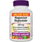 Webber Naturals Глицинат магния 200 мг 120 капсул травяные