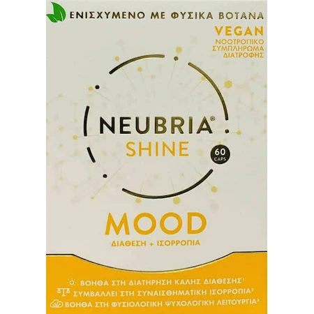 Neubria Shine Mood Supplement Anxiety Supplement 60 caps: цены и характеристики