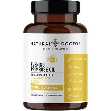 Natural Doctor Олія примули вечірньої в період менопаузи 120 капс.: ціни та характеристики