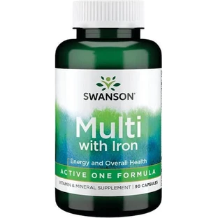Swanson Active One Multi Мультивитамины для энергии, укрепления иммунитета и антиоксидантного действия 90 капс