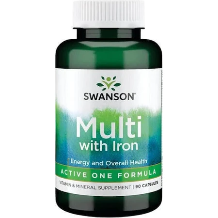 Swanson Active One Multi Мультивитамины для энергии, укрепления иммунитета и антиоксидантного действия 90 капс: цены и характеристики